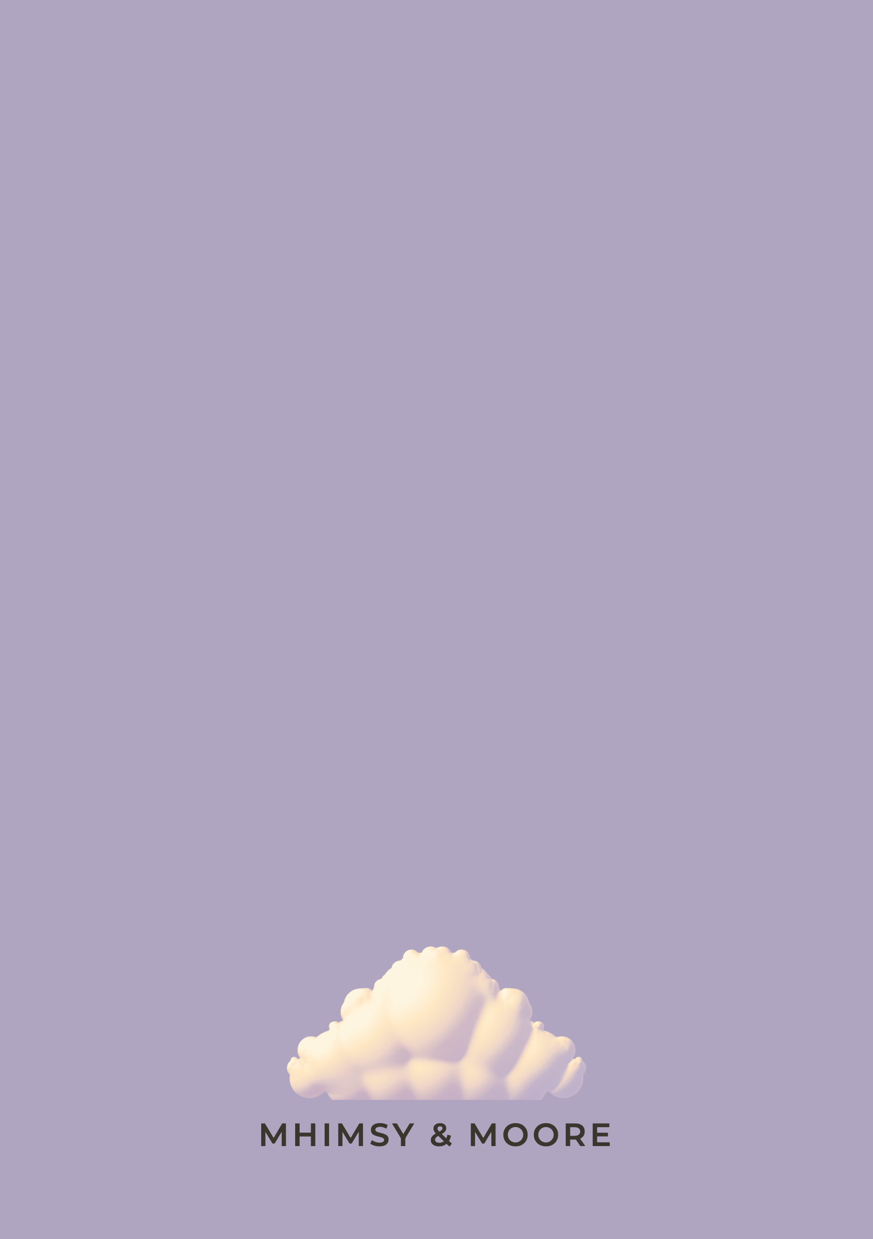 Back cover: the Mhimsy and Moore cloud logo